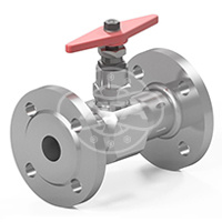 Клапан запорный Dn50 Pn160 фланцевый 08Х18Н10Т 15нж68нж