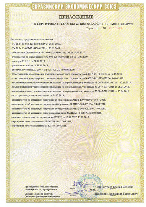 Краны шаровые_Сертификат соответствия ТР ТС 032_2013_до 09.08.2025г (Приложение)