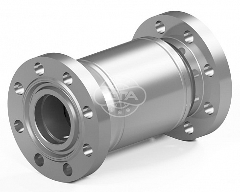 Клапан обратный поворотный фланцевый Dn150 Pn160 12Х18Н10Т