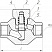 Клапан обратный подъемный муфтовый Dn25 Pn100 10Х17Н13М2Т 16нж48нж