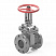 Задвижка клиновая литая фланцевая Dn100 Pn40 10Х17Н13М2ТЛ 30нж15нж